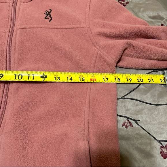 Browning® Women's Peak Fleece Jacket Light Pink Ladies Buckmark Small - Picture 4 of 12